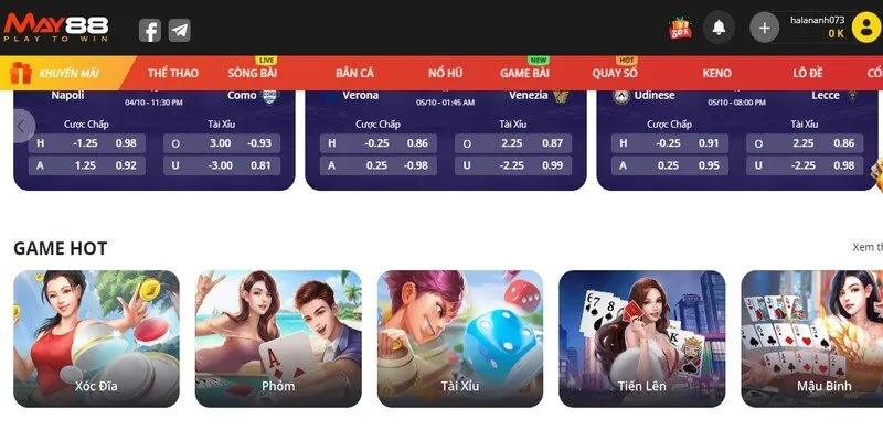 Thông tin về tên đăng nhập, mật khẩu tại May88 phải được giữ kín